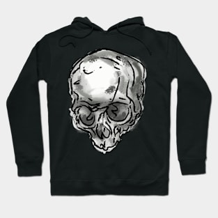 Watercolour Skull Hoodie